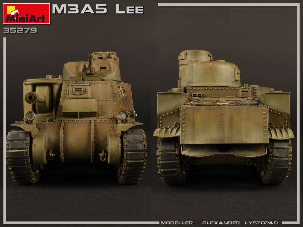 โมเดลรถถัง MiniArt ขนาด 1/35 MI35279 M3A5 Lee