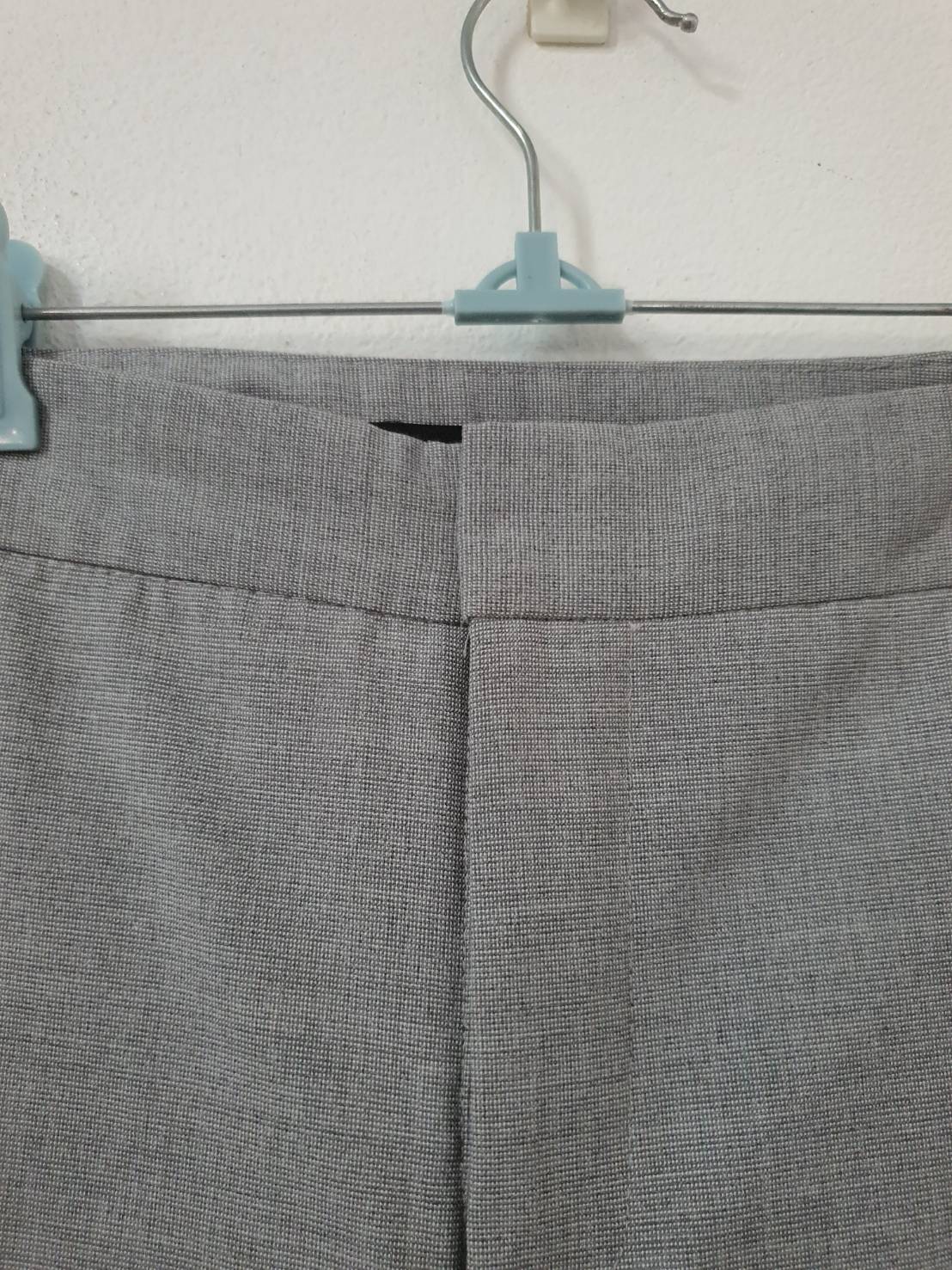 FF06536 กางเกงผ้ามือสอง สีเทา zara เอว 28 นิ้ว