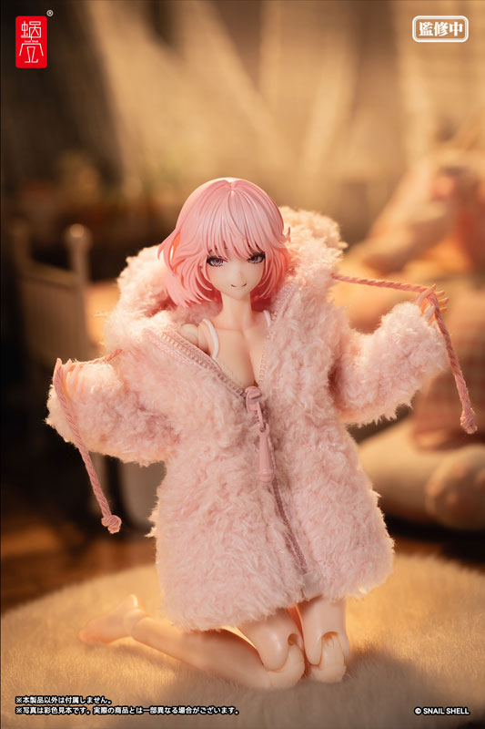 "G.N.PROJECT" Option Costume Teddy Bear Coat (Light Pink Ver.) (DOLL ACCESSORY)(Provisional Pre-order)