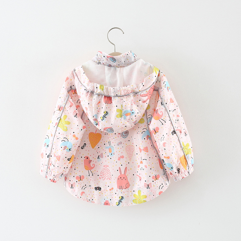 เสื้อแขนยาวผ้าร่มลายการ์ตูน่ารักสดใส