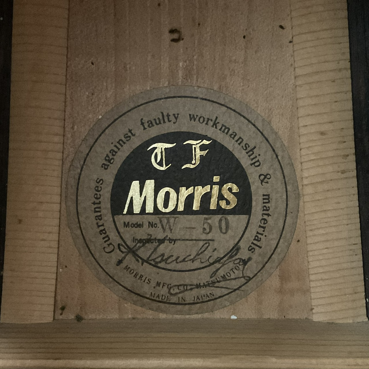 กีต้าร์โปร่ง Morris : W-50 (สำหรับมือซ้าย)