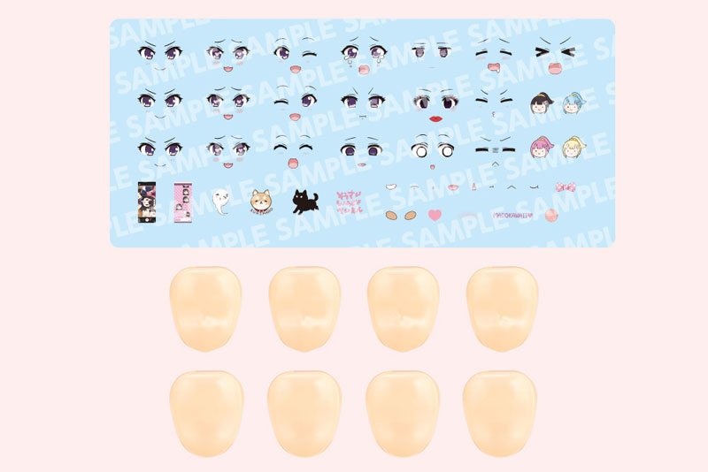 Sousai Shoujo Teien CUSTOMIZED FACE & DECAL SET Vol.7 [DESIGNED BY RAGUHONOERIKA FOR MADOKA YUKI B](Pre-order)