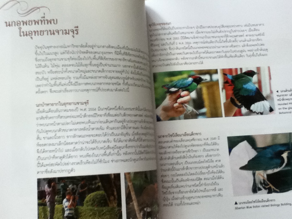 พรรณไม้ และ ปักษาพรรณ ในอุทยานจามจุรี 2เล่ม/ชุด พร้อมกล่องบรรจุ