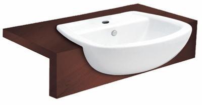 C0270 อ่างล้างหน้าฝังครึ่ง รุ่น คลีโอ