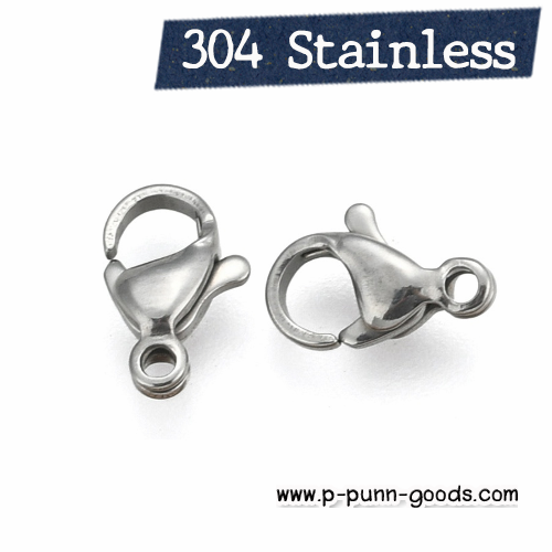 ตะขอก้ามปูสแตนเลส 10x6 มม. (Stainless Steel)