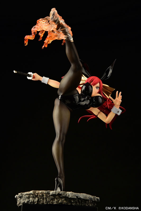 FAIRY TAIL Erza Scarlet High Kick ver. Black Bunny 1/6 Complete Figure(Pre-order)(Single Shipment)