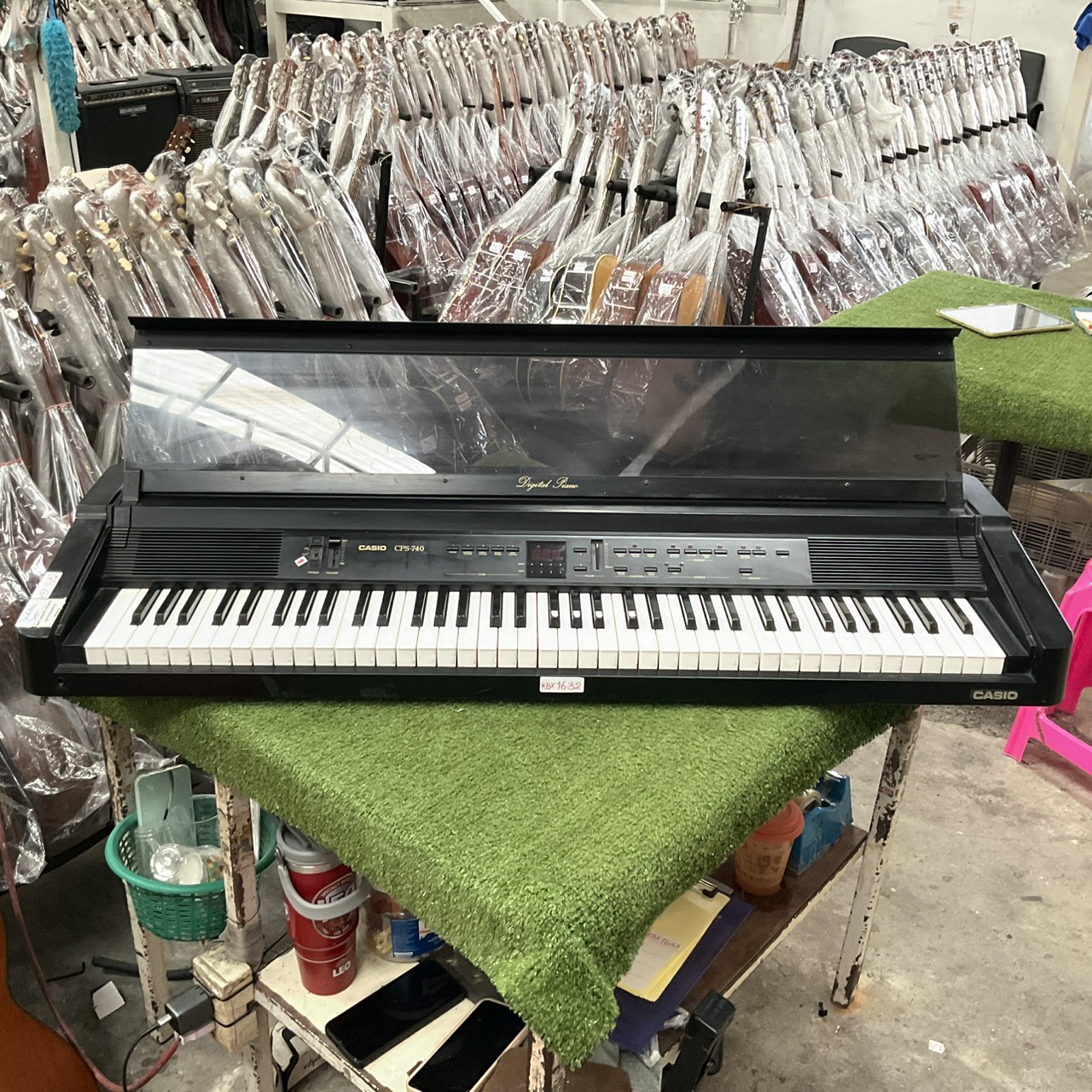 เปียโน CASIO : CPS-740 สินค้าไม่พร้อมใช้งาน (ต้องซ่อม)