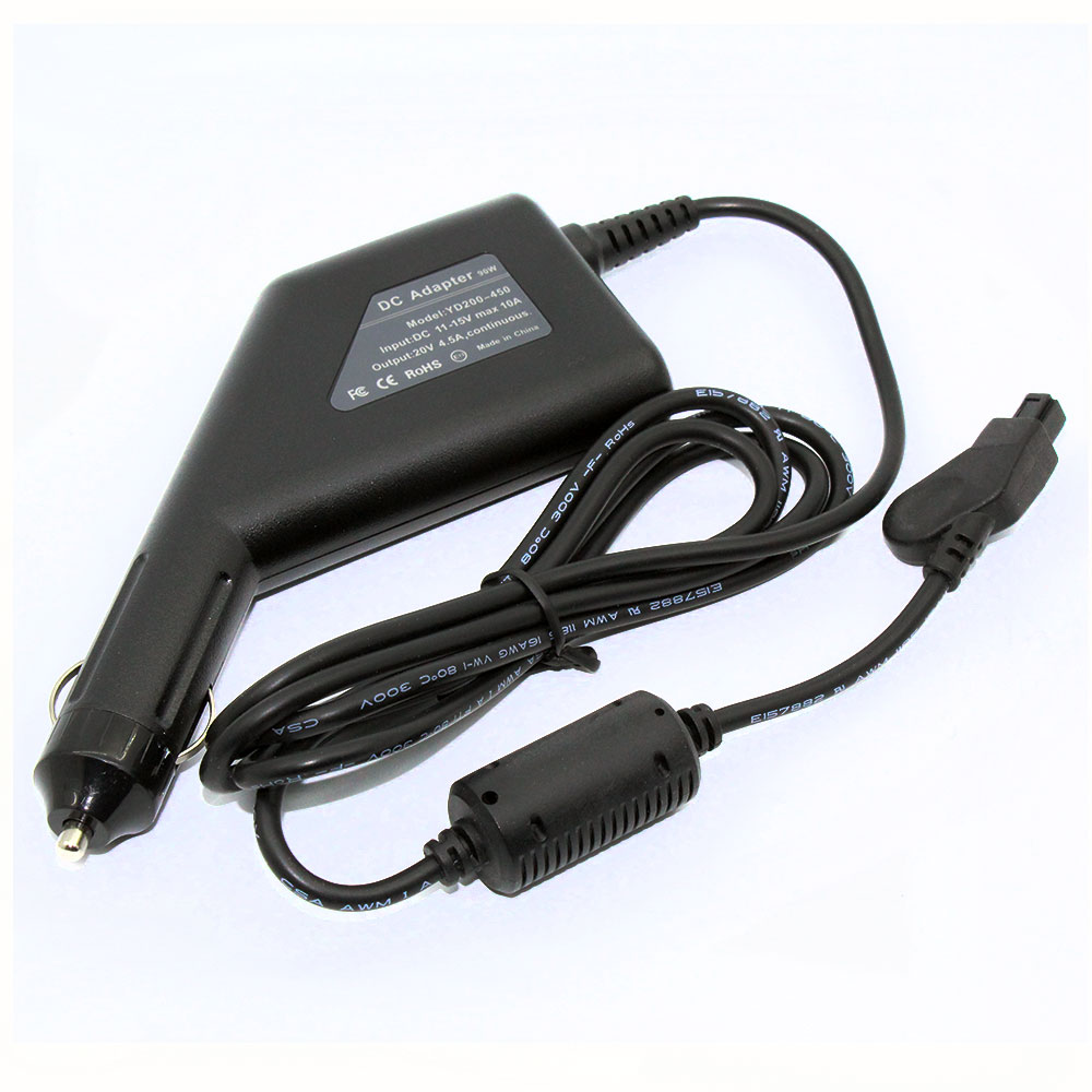 Adapter Notebook Dell 20V/4.5A (3 รู) (ชาร์จไฟในรถยนต์)