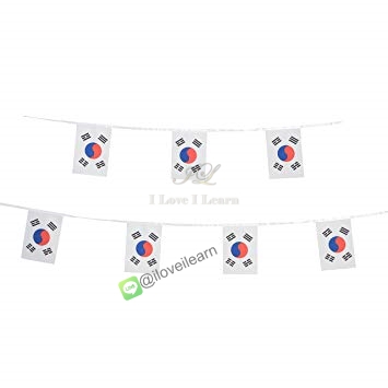 ธงชาติเกาหลี (ธงราวเกาหลี) 태극기 South Korea National Flag ธงชาติเกาหลีใต้ (ธงราวประเทศเกาหลีใต้) South Korea Flag Small Flag Decoration South Korea Small Flag ธงชาติประเทศเกาหลีใต้ สำหรับประดับตกแต่งในงาน ตกแต่งสถานที่ ราคาถูก