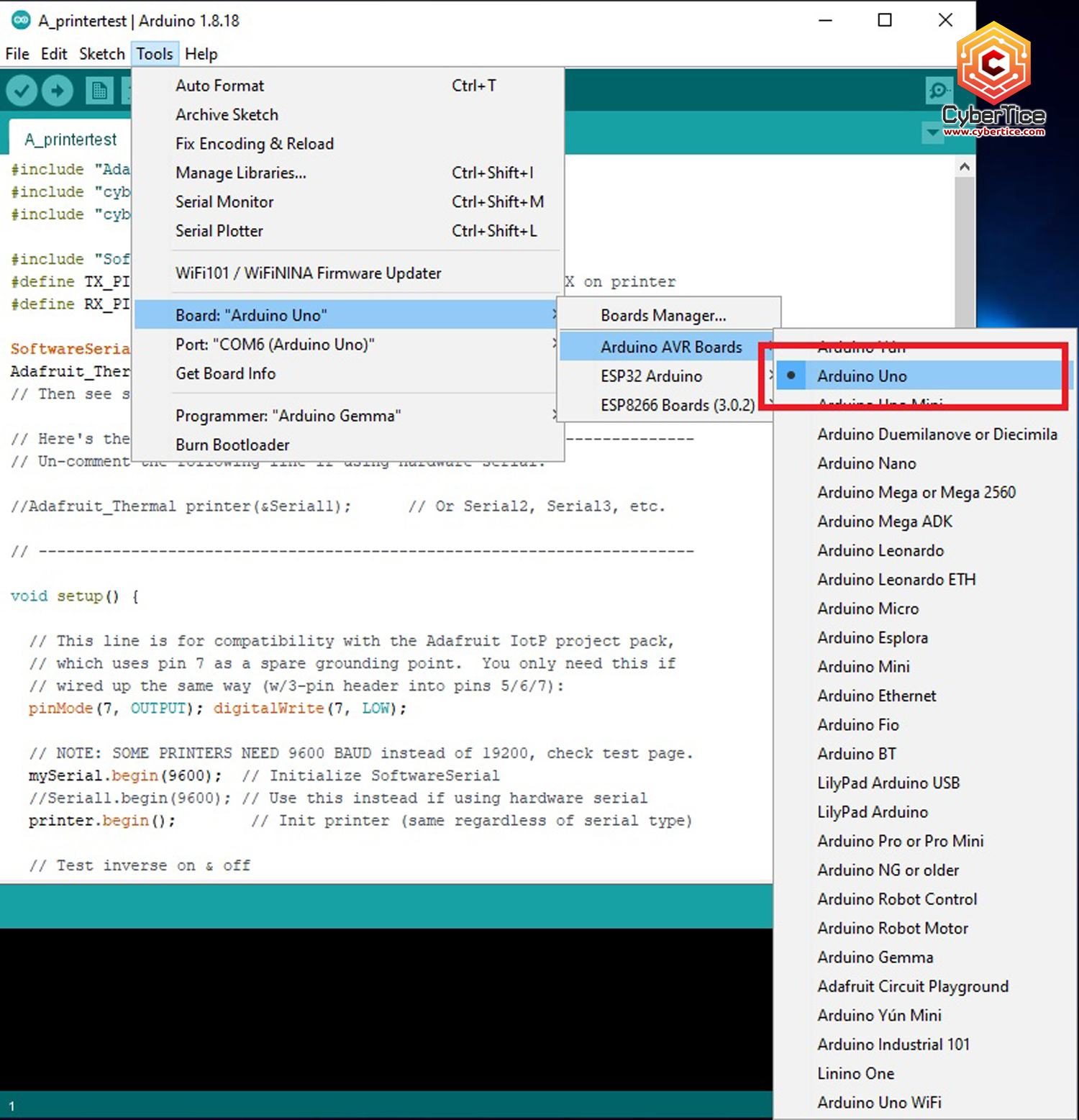 สอนใช้งาน Arduino เครื่องปริ้นมินิ mini Thermal Printer ปริ้นข้อความ ...