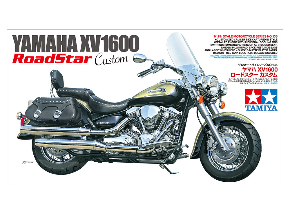 โมเดลมอเตอร์ไซด์ประกอบทามิย่า 1/12 Tamiya TA14135 Yamaha XV1600 Roadster Custom