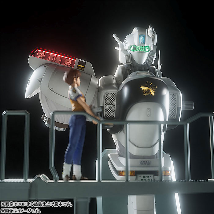 PLAMAX MF-75 minimum factory Fighter Nose Collection Patlabor Noa Izumi with Alphonse 1/20(Pre-order)