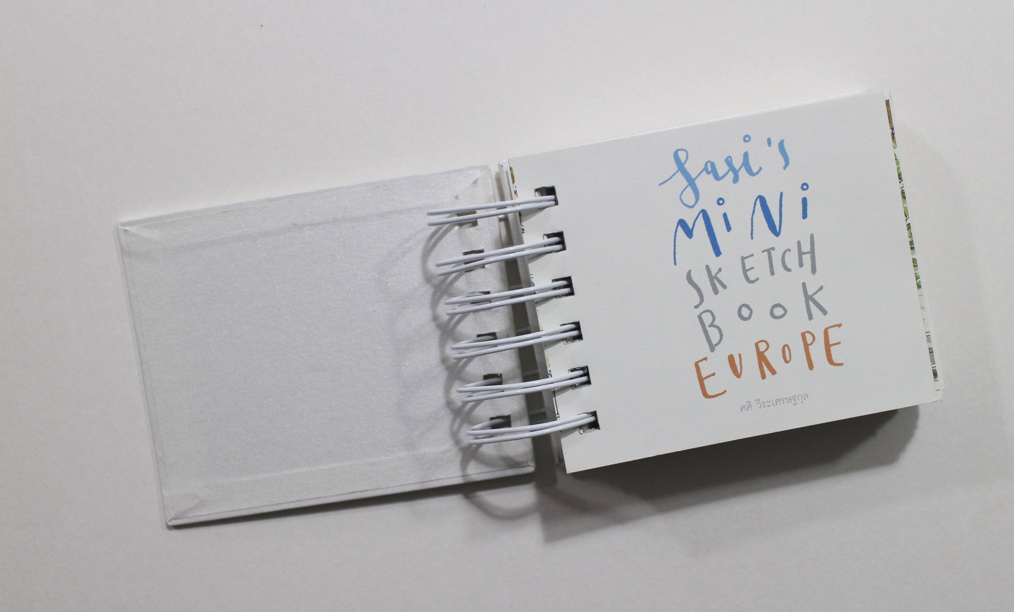 Sasi's mini sketch book EUROPE (เล่มสันห่วง หรือ แผ่นในกล่อง)