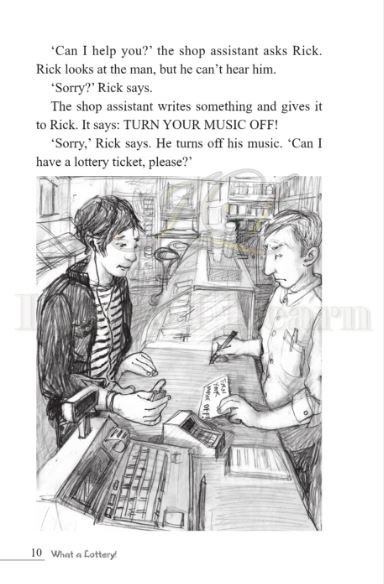 หนังสืออ่านนอกเวลาภาษาอังกฤษเรื่อง What a Lottery! (ระดับเบื้องต้น) What a Lottery! (Beginner's Level)