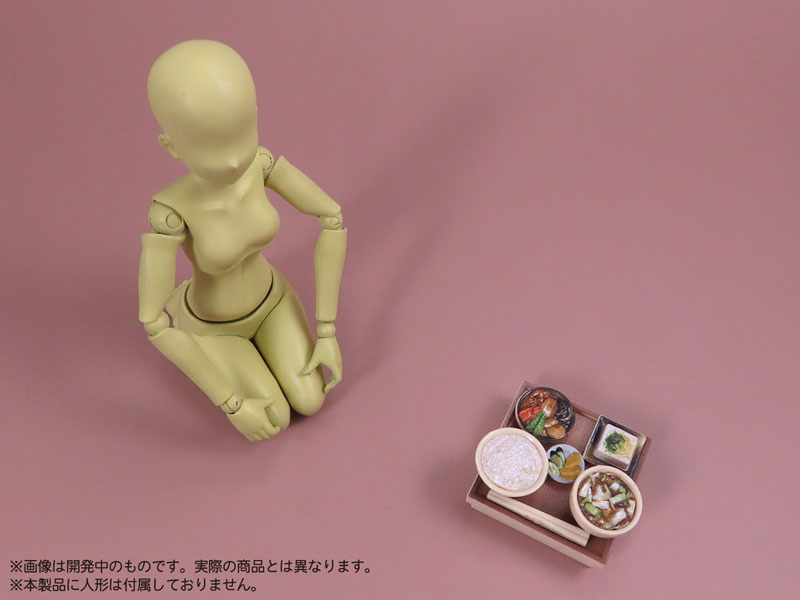 Pripra Food for Figures Vol.5 Jidaigeki Style Classical Meal 1/12 Painted Plastic Model(Pre-order)