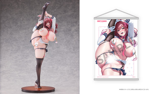 [Bonus] Asane KEN Original Character Lewd Girl I-shaped Balance Wall Scroll Set 1/6 Complete Figure(Pre-order)