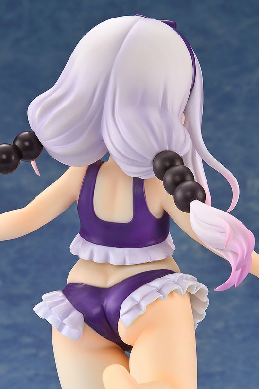 Miss Kobayashi's Dragon Maid Kanna Kamui: Excited to Wear a Swimsuit at Home Ver. (Purple) 1/6 Complete Figure(Pre-order)