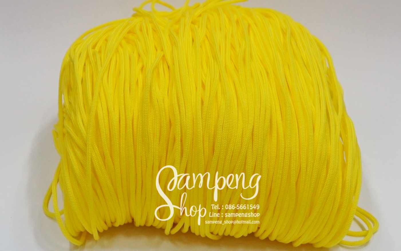 เชือกร่ม P.P. #6 สีเหลือง (10เมตร)