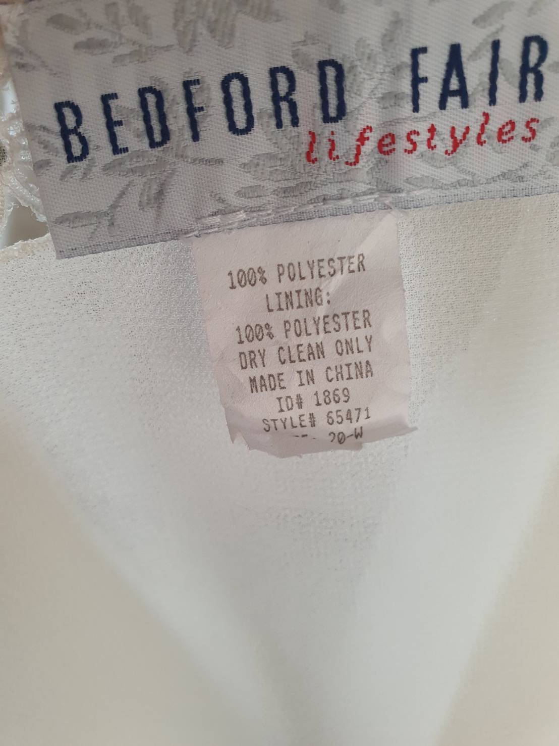 FF05774 เเสื้อคลุม ชีฟอง สีขาว มือสอง BEDFORD FAIR อก free-48 นิ้ว
