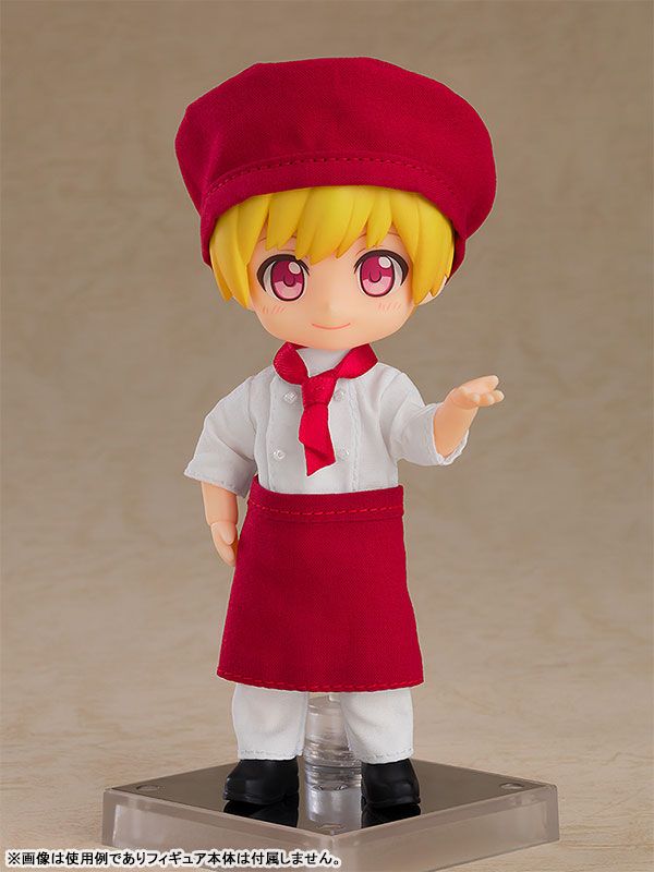 Nendoroid Doll Work Outfit Set Pastry Chef (Red)(Pre-order)