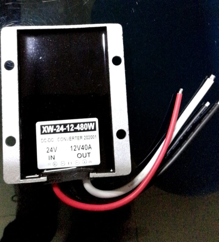 หน้อแปลงไฟ 24V เป็น 12V 40A