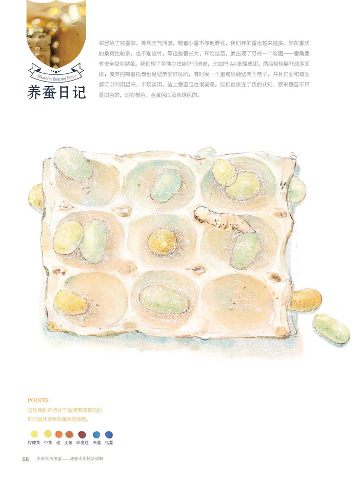 (Pre-order) หนังสือสอนระบายสีน้ำ Life illustrations