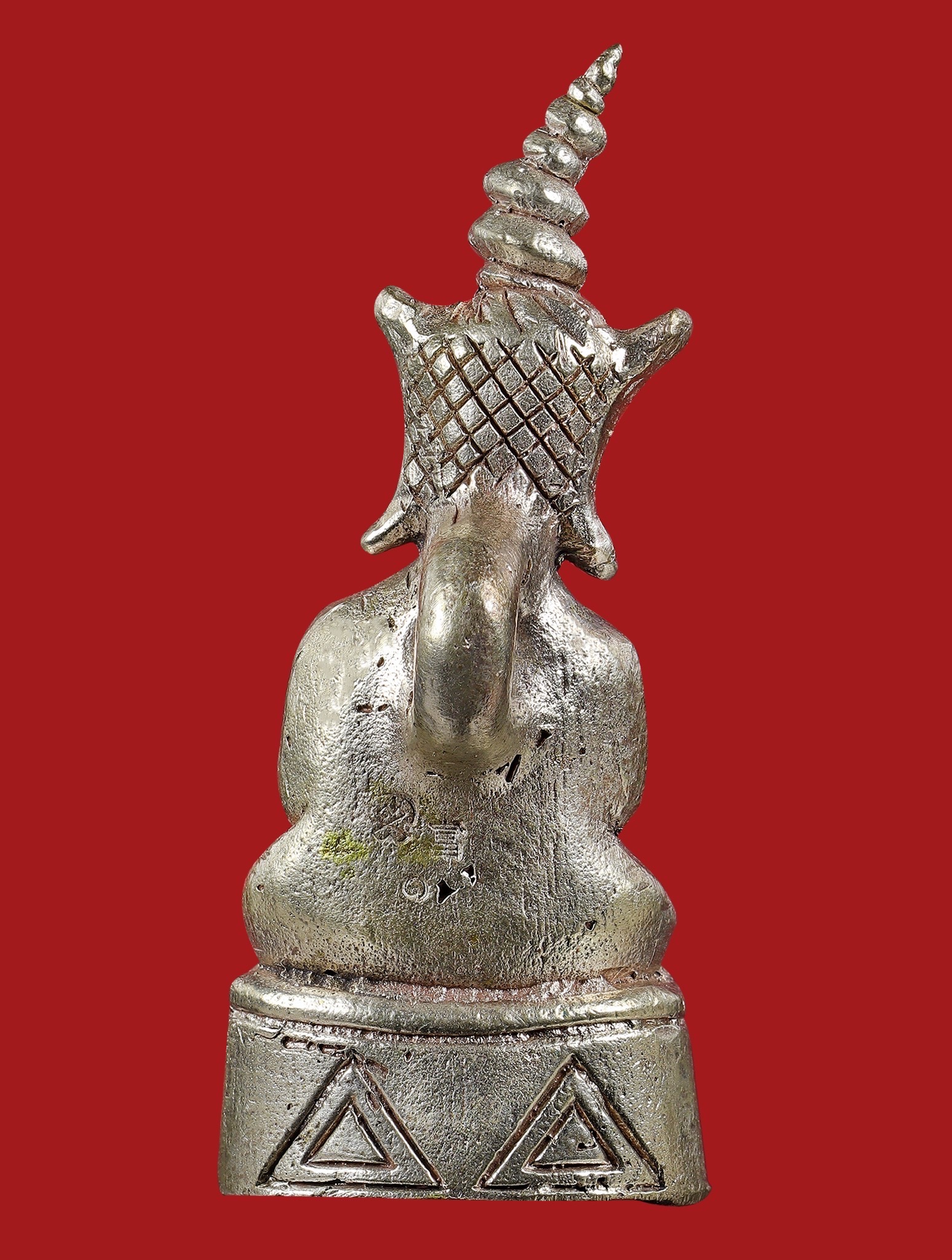 พญางั่งมหามนตราจันทร์เสี้ยว (เนื้อเงิน) Supreme Mantra Crescent Moon Ngang. (silver material) SKU-04041