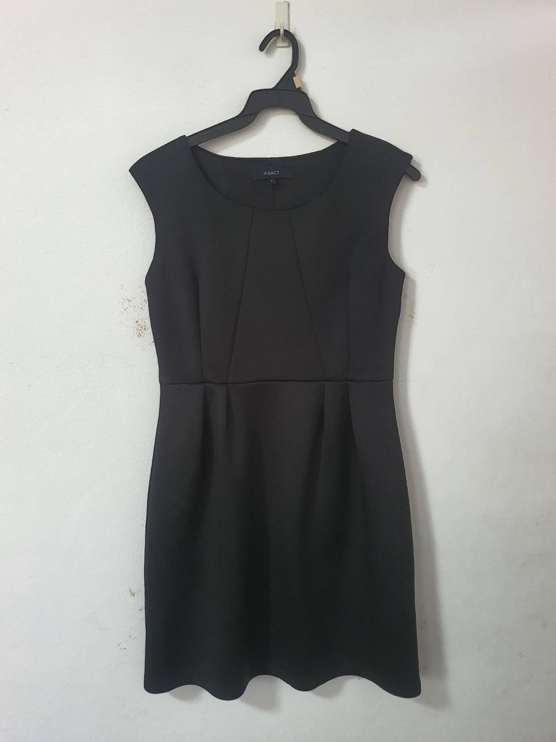 FF06547 เดรสสีดำ มือสอง แบรนด์ X=ACT เอว 32-33 นิ้ว