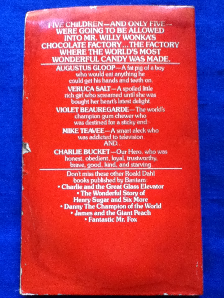 Charlie and The Chocolate Factory by ROALD DAHL (หนังสือแถม)