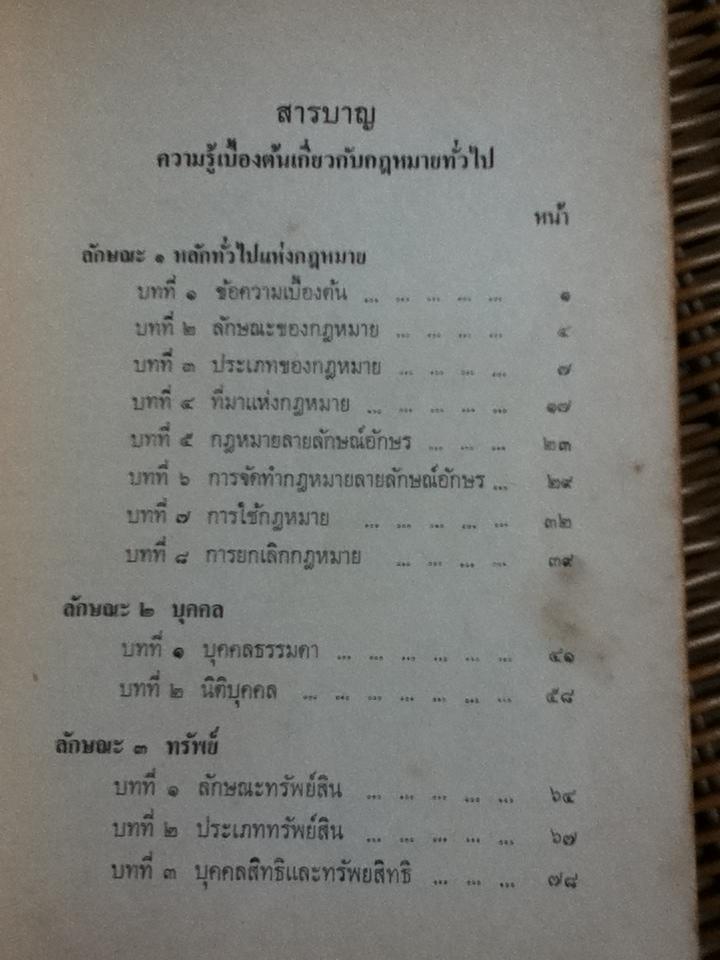 ความรู้เบื้องต้นเกี่ยวกับกฎหมายทั่วไป/ ประภาศน์ อวยชัย