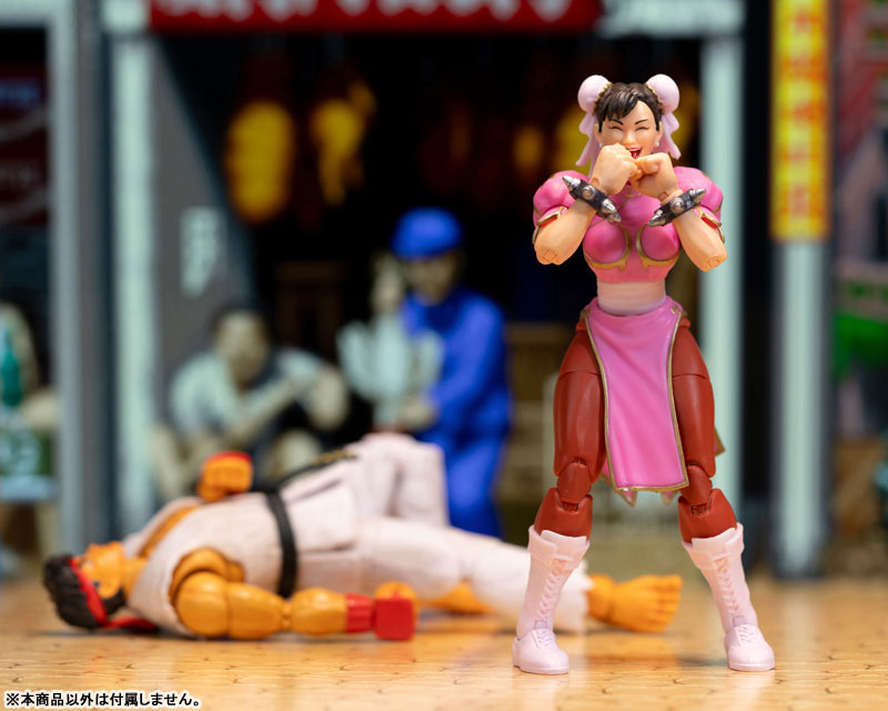 Street Fighter Chun Li Pink Deluxe Action Figure 1/12 Scale(Pre-order)