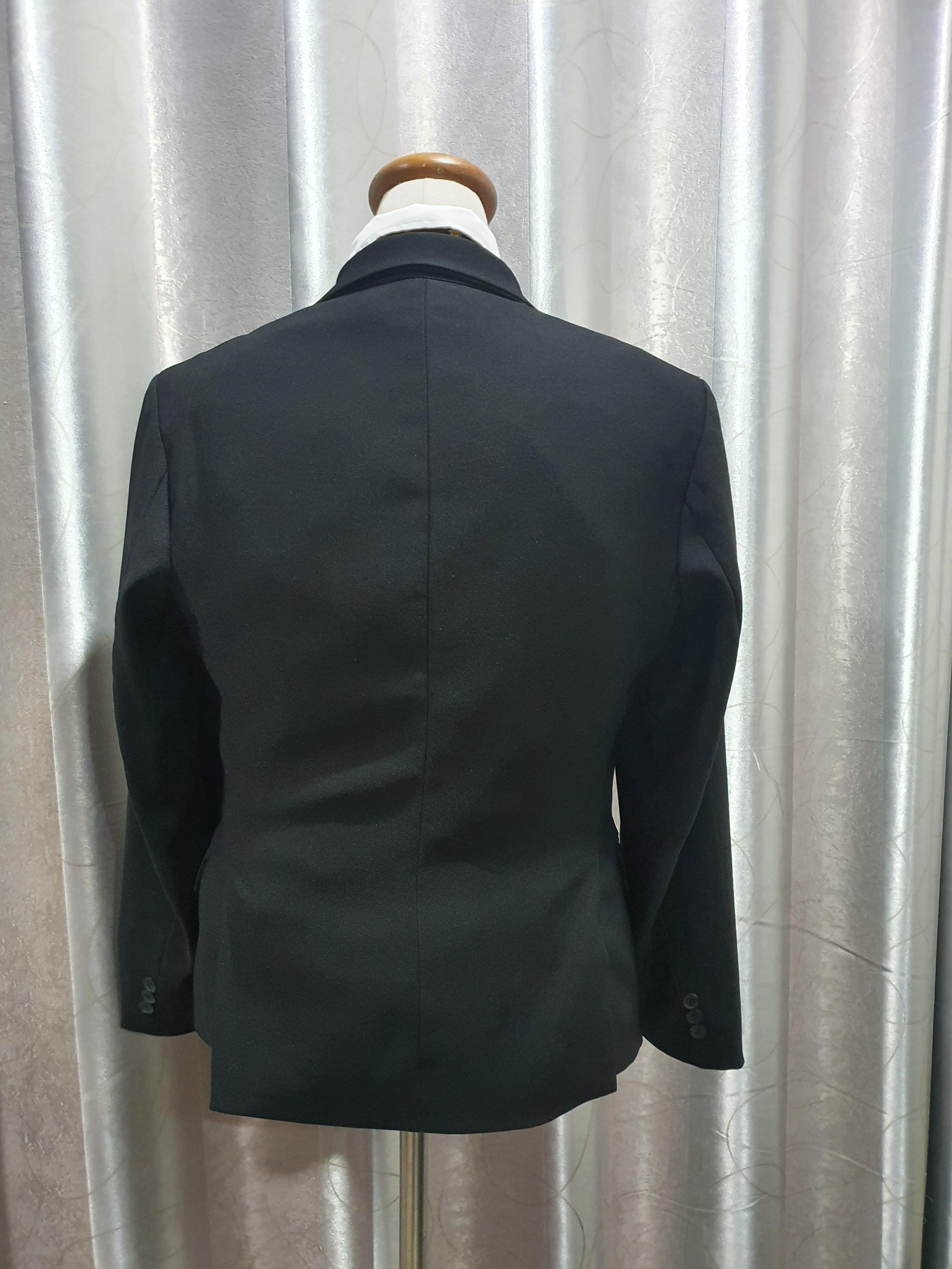 Suit0087 เสื้อสูทชาย BOYS สีดำ มือสอง อก 36 นิ้ว