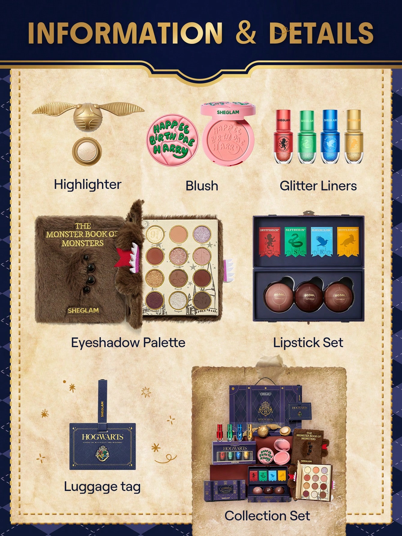 [Pre-Order] SHEGLAM x Harry Potter Full Collection Set