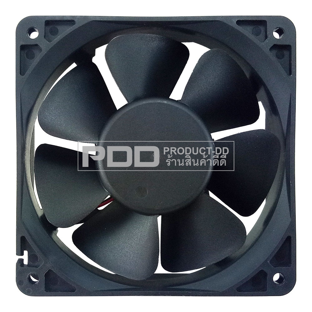 พัดลมระบายความร้อน DC 12V 12038SL บุช Sleeve Bearing ขนาด 4.5 นิ้ว 12x12x3.8 ซม.