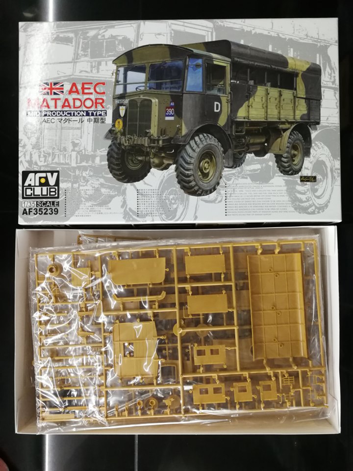 โมเดลรถบรรทุกทหาร AFV ขนาด 1/35 AF35239 AEC Matador Middle Type