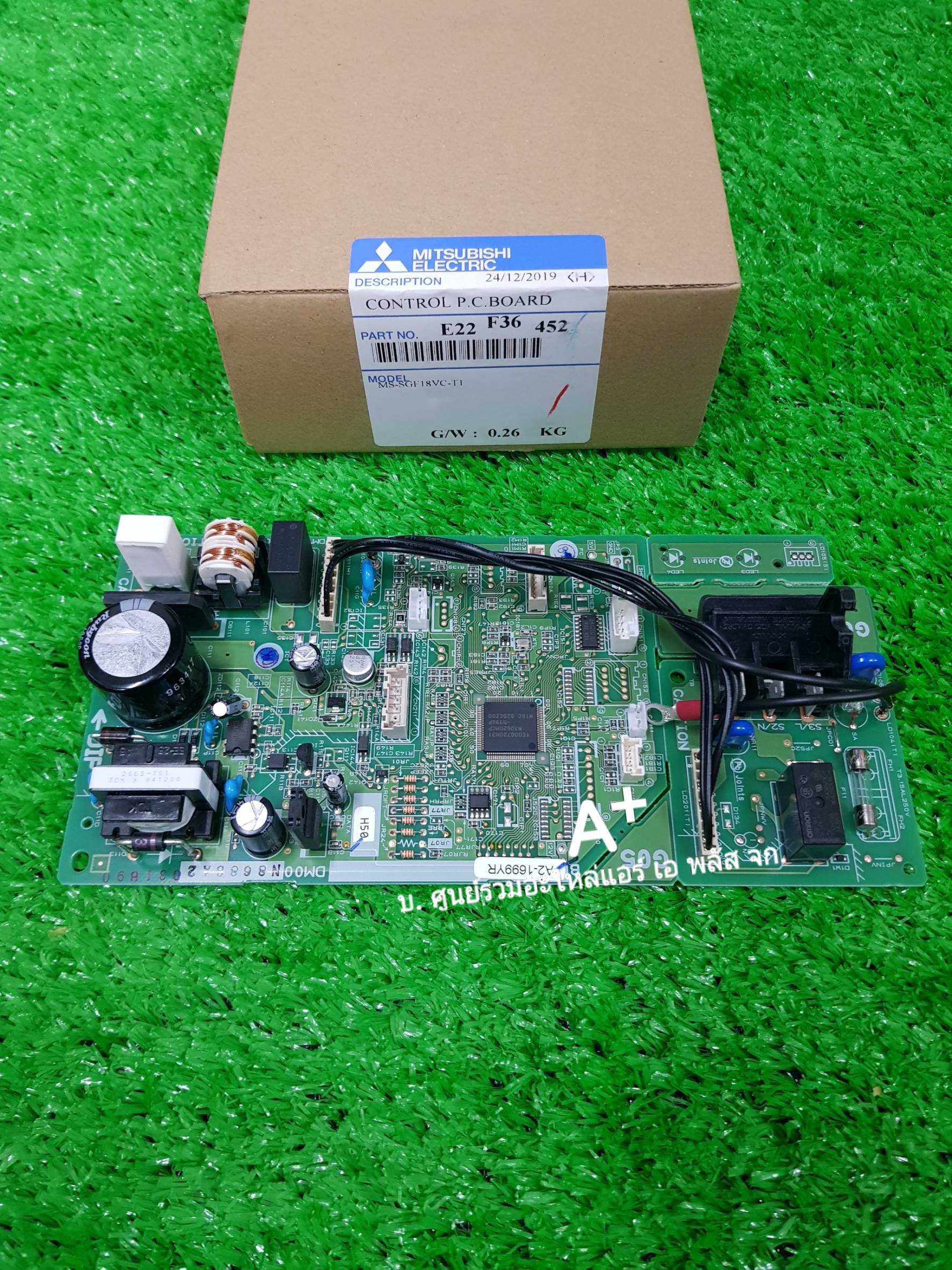 แผงวงจรควบคุมแอร์มิตซู CONTROL PC BOARD MS-SGF18VC E22F36452 ส่งฟรี