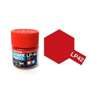 สีทาโมเดลสูตรแลคเกอร์ทามิย่า Tamiya Lacquer Painto LP-42 Mica Red