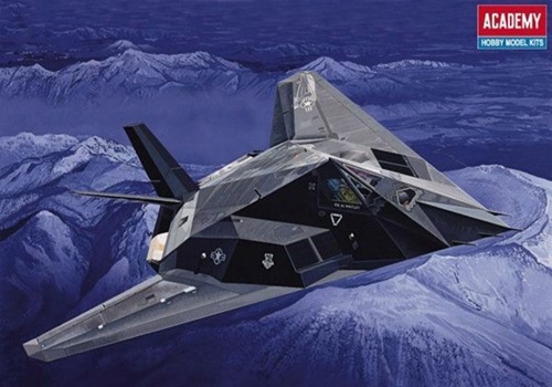 โมเดลเครื่องบินจำลอง Academy ขนาด 1/48 AC12265 F-117A STEALTH FIGHTER