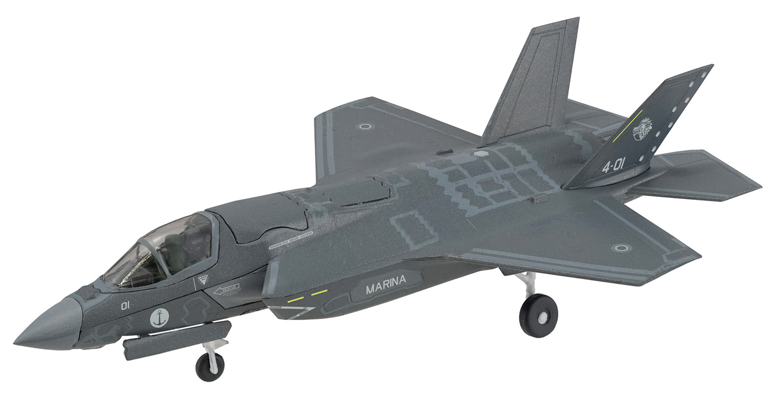 โมเดลเครื่องบินรบ ขนาด 1/144 F-toys High Spec Series Vol. 6 F-35 Lightning II Phase 2 #2-e F-35B Italian Air Force
