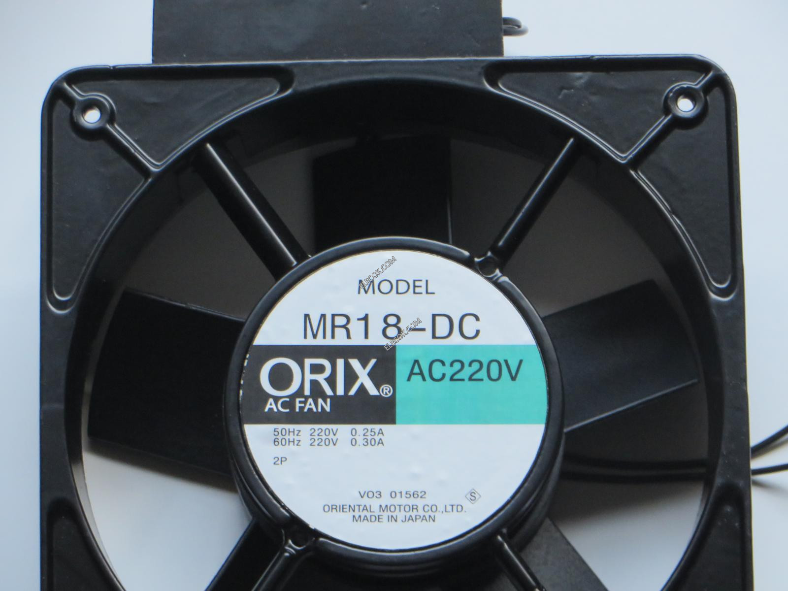 AXIAL FAN, ORIX, MR-18-BC