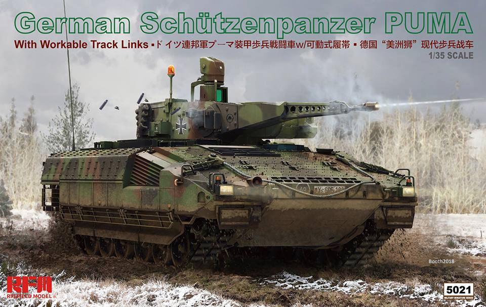 โมเดลรถถัง Ryefield Model (RFM) 1/35 RM-5021 Schützenpanzer Puma w/workable track links