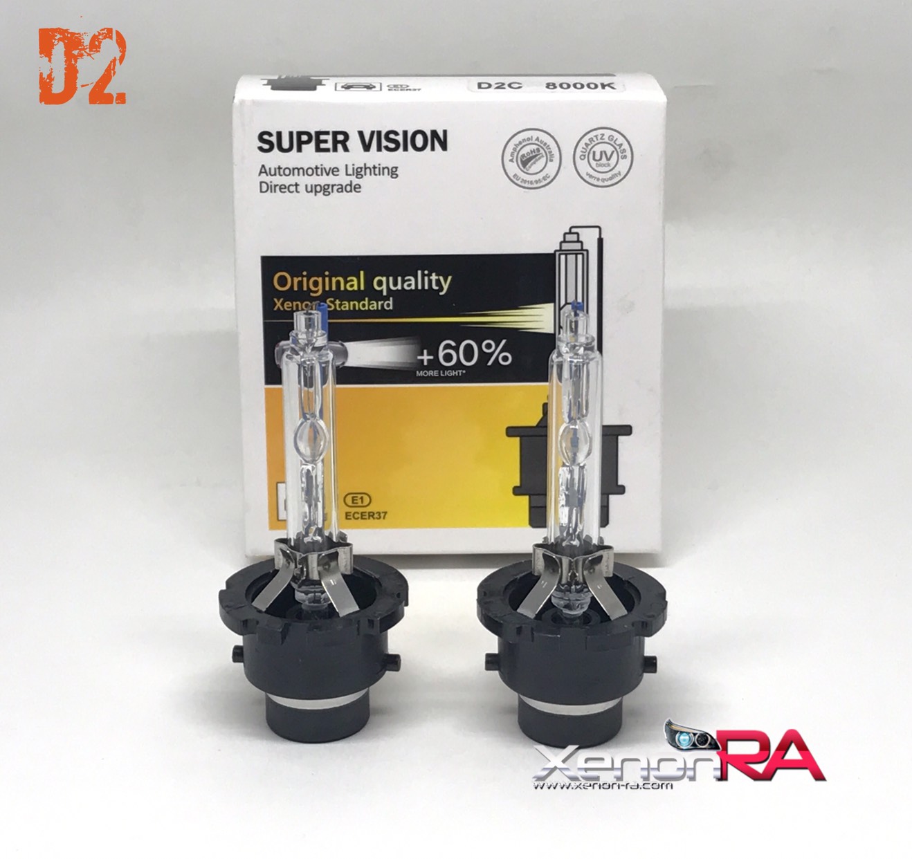 หลอด XENON D2 r และ s สำหรับรถที่เป็น ซีนอลโรงงาน อยู่แล้ว UPGRADE
