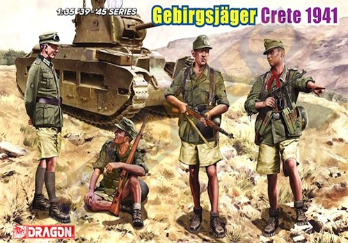 โมเดลฟิกเกอร์ Dragon Models 1/35 DRA6742 Gebirgsjagers Crete 1941