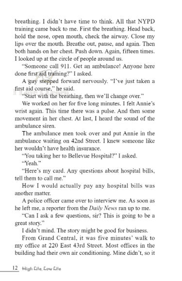 หนังสืออ่านนอกเวลาภาษาอังกฤษ เรื่อง High Life, Low Life (ระดับ 4) +CD High Life, Low Life (English Reading: Level 4) +CD