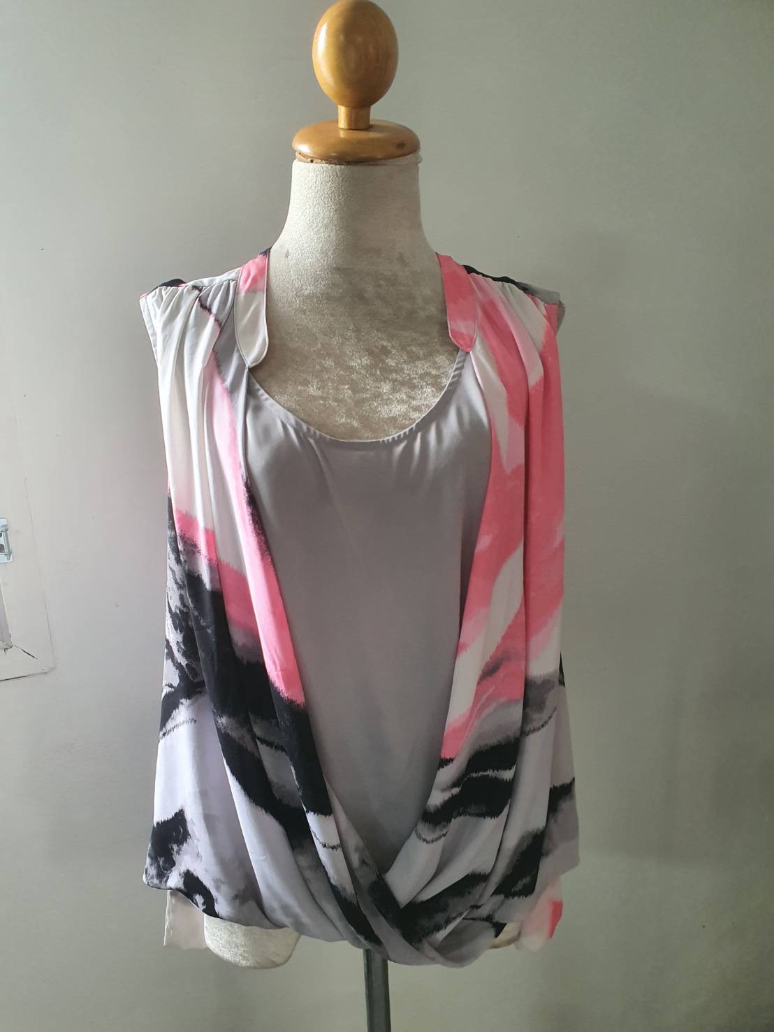 FF06518 เสื้อผ้ามือสอง ชีฟอง ALFANI อก 46 นิ้ว