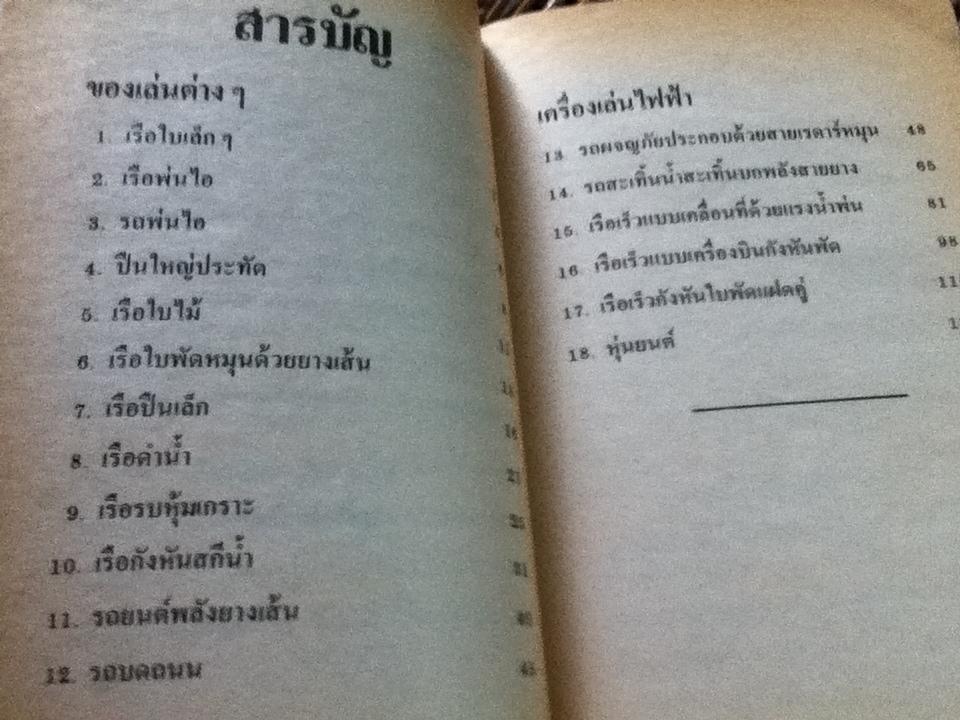 คู่มือประดิษฐ์ของเล่นและเครื่องเล่นไฟฟ้า/ สุธีร์ ณ ป่าสัก