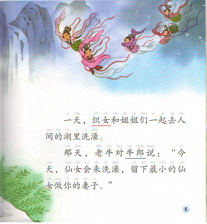 หนังสืออ่านนอกเวลาภาษาจีน: เทศกาลชีซี หนุ่มเลี้ยงโคและสาวทอผ้า+CD The Chinese Library Series - Chinese Graded Readers (Pre-intermediate): Folktales - The Qixi Festival - The Cowherd and the Weaver Girl +CD 中文小书架—汉语分级读物（准中级）：民间故事 七夕节之牛郎织女（含1CD-ROM）