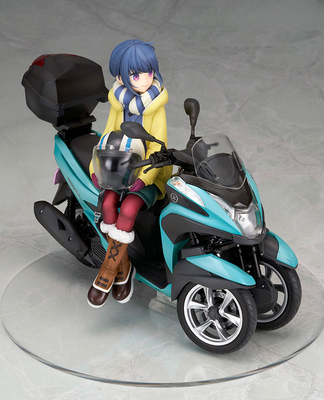 Yuru Camp Rin Shima with Three-wheeled Motorcycle 1/10 Complete Figure(Pre-order)