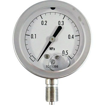Glycerin Pressure Gauge : GV50-123-60-0.5MPa : NKS