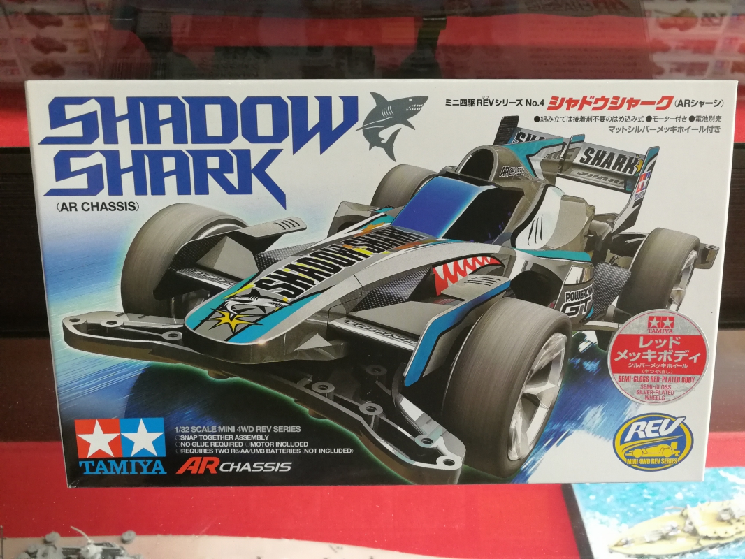 รถมินิ 4WD ทามิย่า ขนาด 1/32 Tamiya Mini 4WD TA95220 Rev Shadow Shark (AR Chassis)